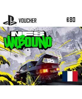 Need for Speed Unbound PlayStation Network Card €80 FR PlayStation 5 Key 